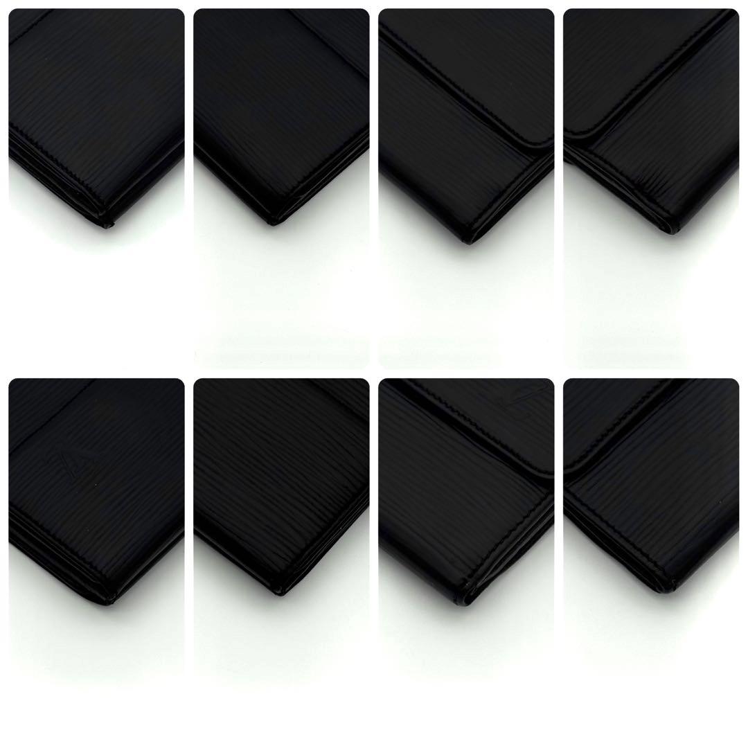 ルイヴィトン 折財布 エピ ノワール カルトクレディ 黒 ブラック 2222