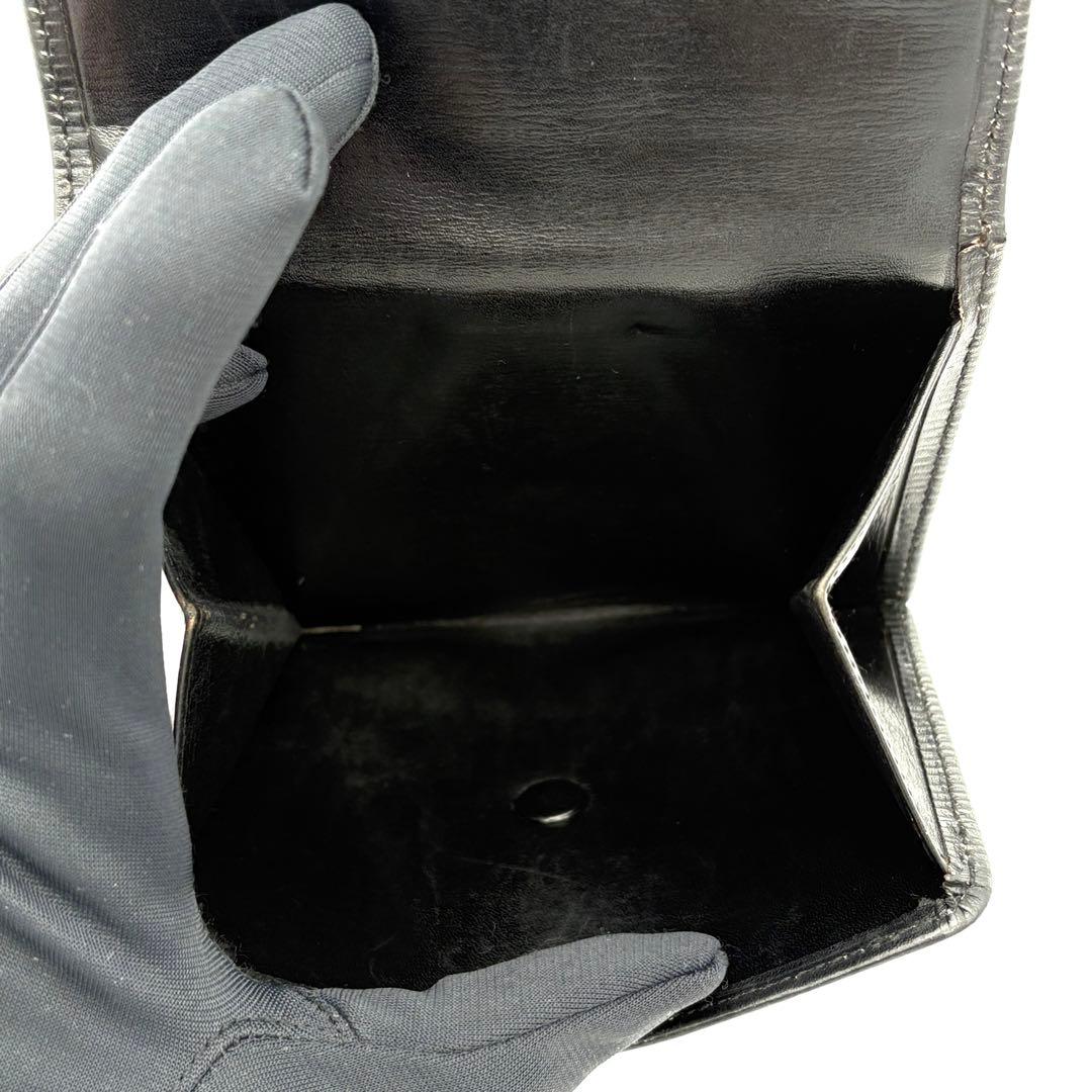 ルイヴィトン 折財布 エピ ノワール カルトクレディ 黒 ブラック 2222