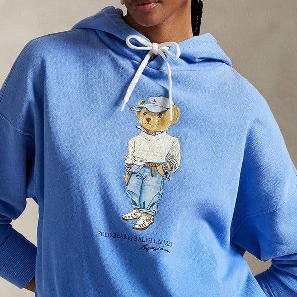 完売品PORO Ralph Lauren ポロベアフリ―ス フ―ディーXSサイズ