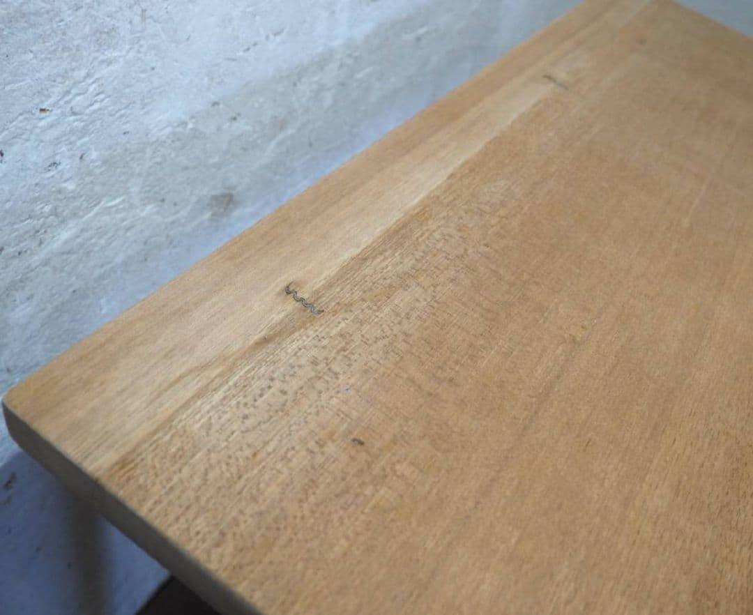 1063　黒ペンキのミシンテーブル　デスク　古家具　レトロ　リメイク　ビンテージ