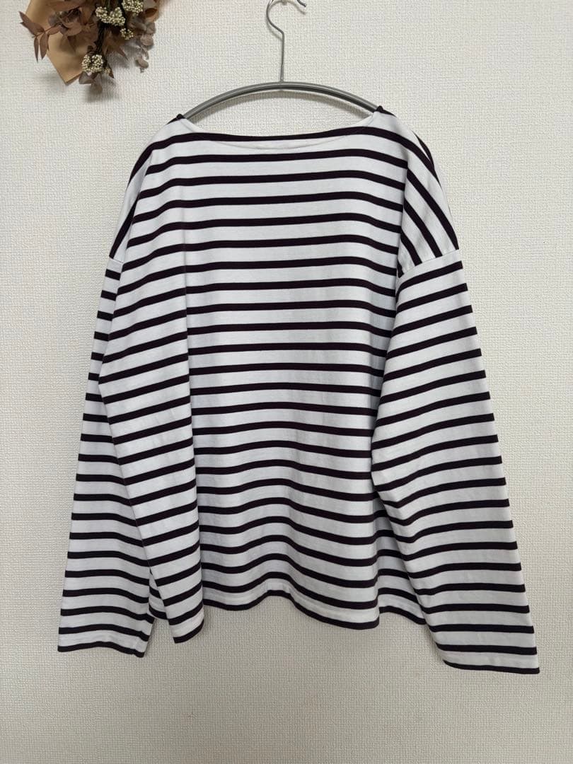 AURALEE IENA別注　バスクワイドカットソー　ブラウン　F