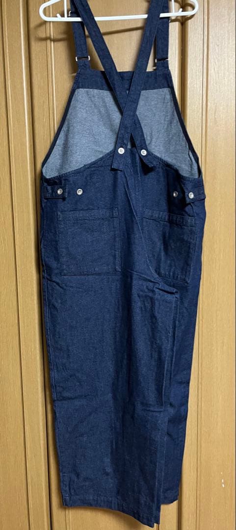 かぐれ　バッククロスサロペット　インディゴ