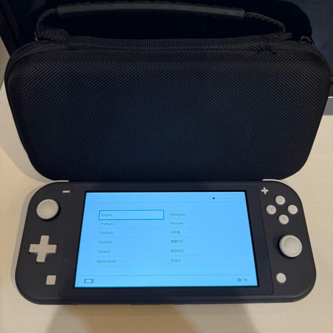 Nintendo Switch Lite グレー 本体　sdカード付き