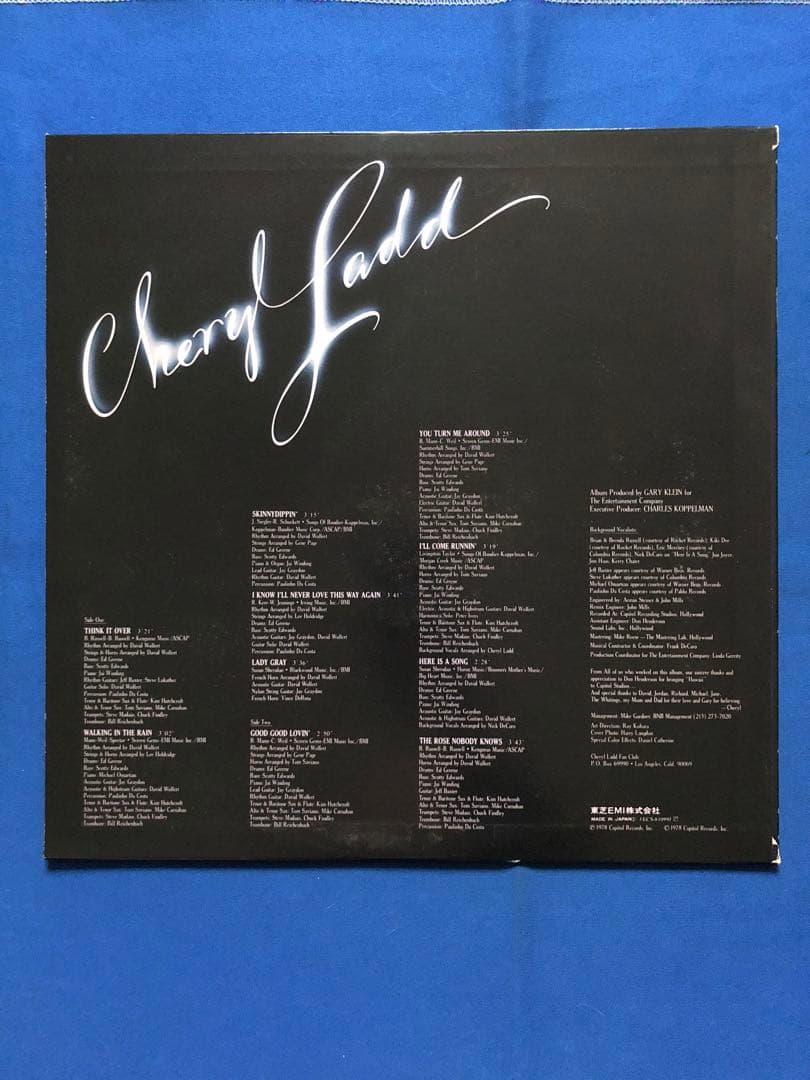 LP♢シェリル・ラッド♢ECS-81099♢1978年♢うg4918w43