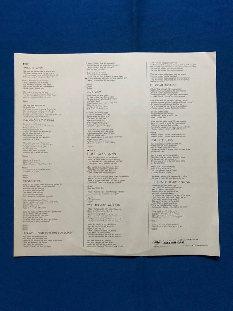 LP♢シェリル・ラッド♢ECS-81099♢1978年♢うg4918w43