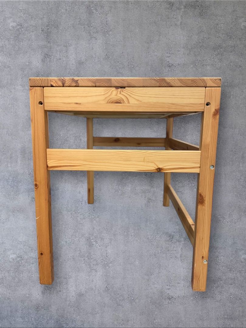 無印良品 パイン材デスク ナチュラル 机 無垢材 幅86cm