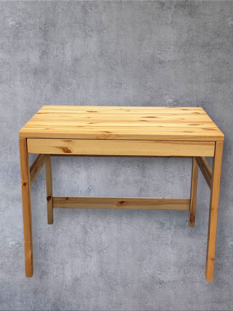 無印良品 パイン材デスク ナチュラル 机 無垢材 幅86cm