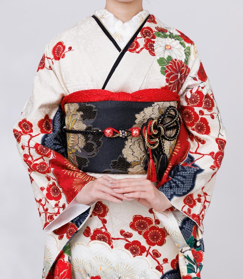 ≪美品≫正絹　振袖9点フルセット【849】【155cm~165cmの方用】