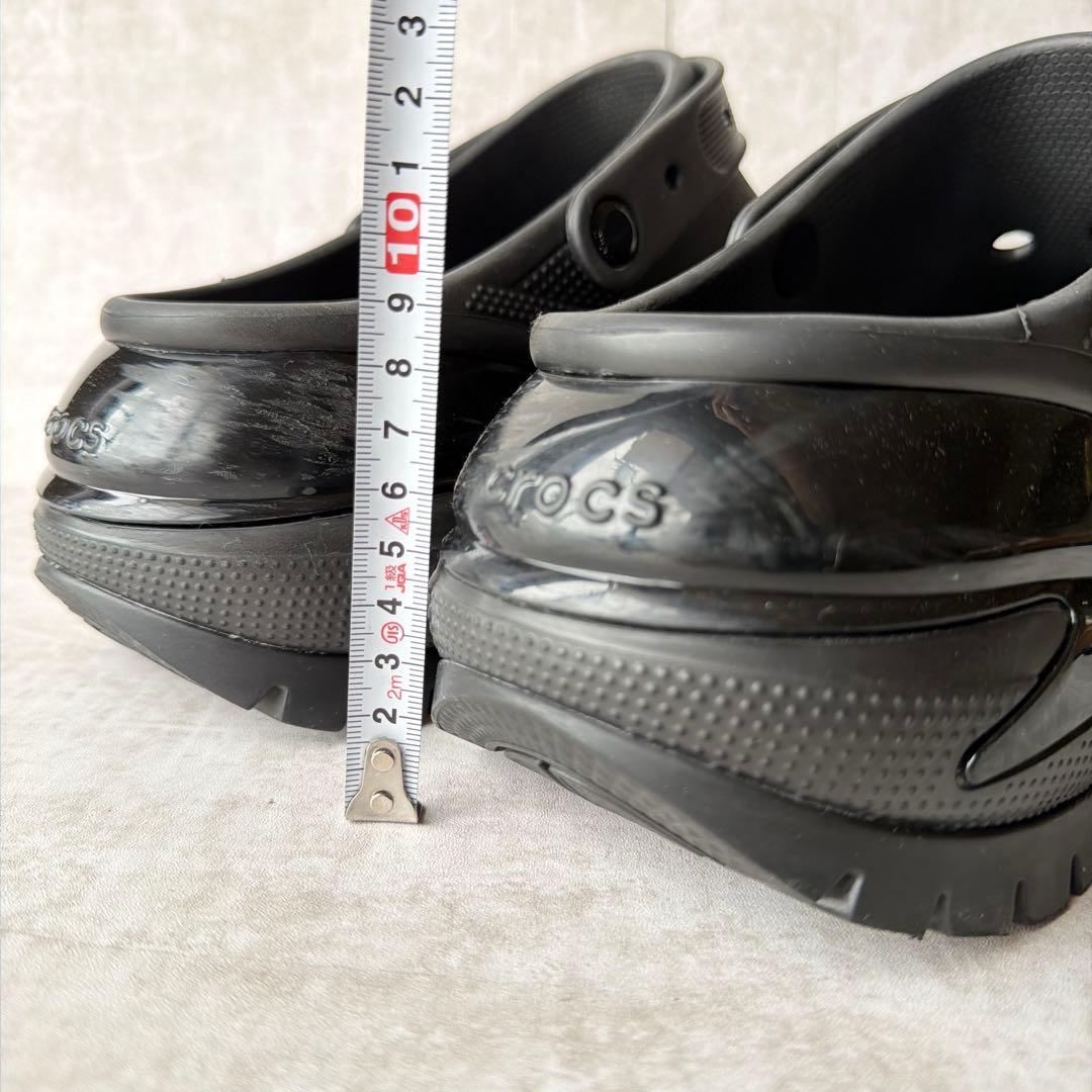 ⭐️人気モデル⭐️クロックス メガクラッシュ 厚底サボサンダル ブラック 29cm