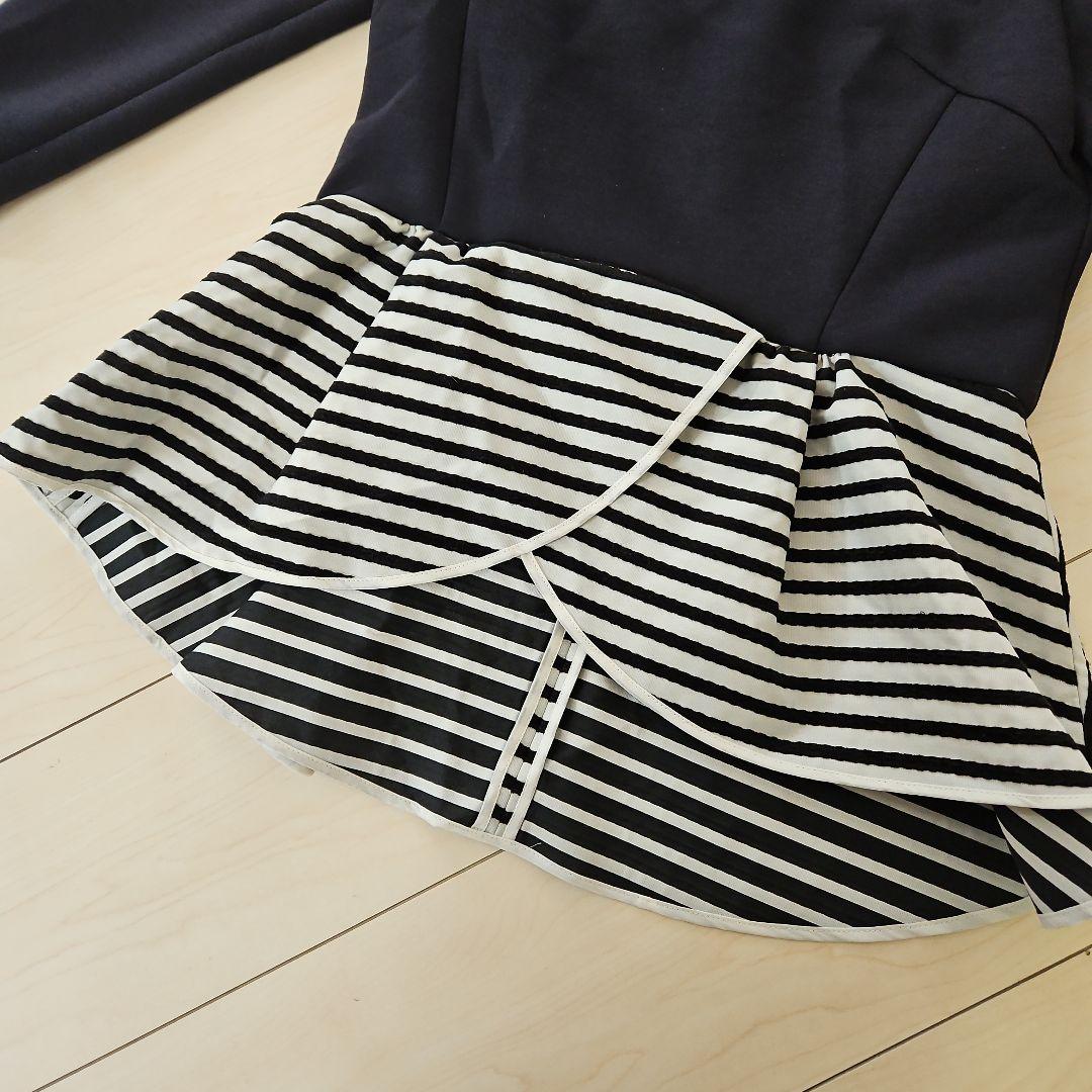 ボーダーズアットバリコニー　ペプラムトップス36