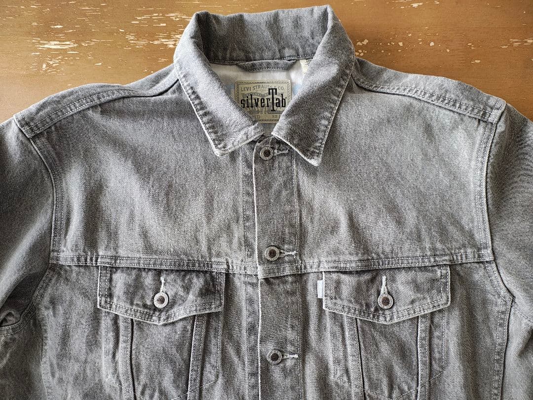 リーバイス SILVERTAB デニムジャケット グレー STONEWASH