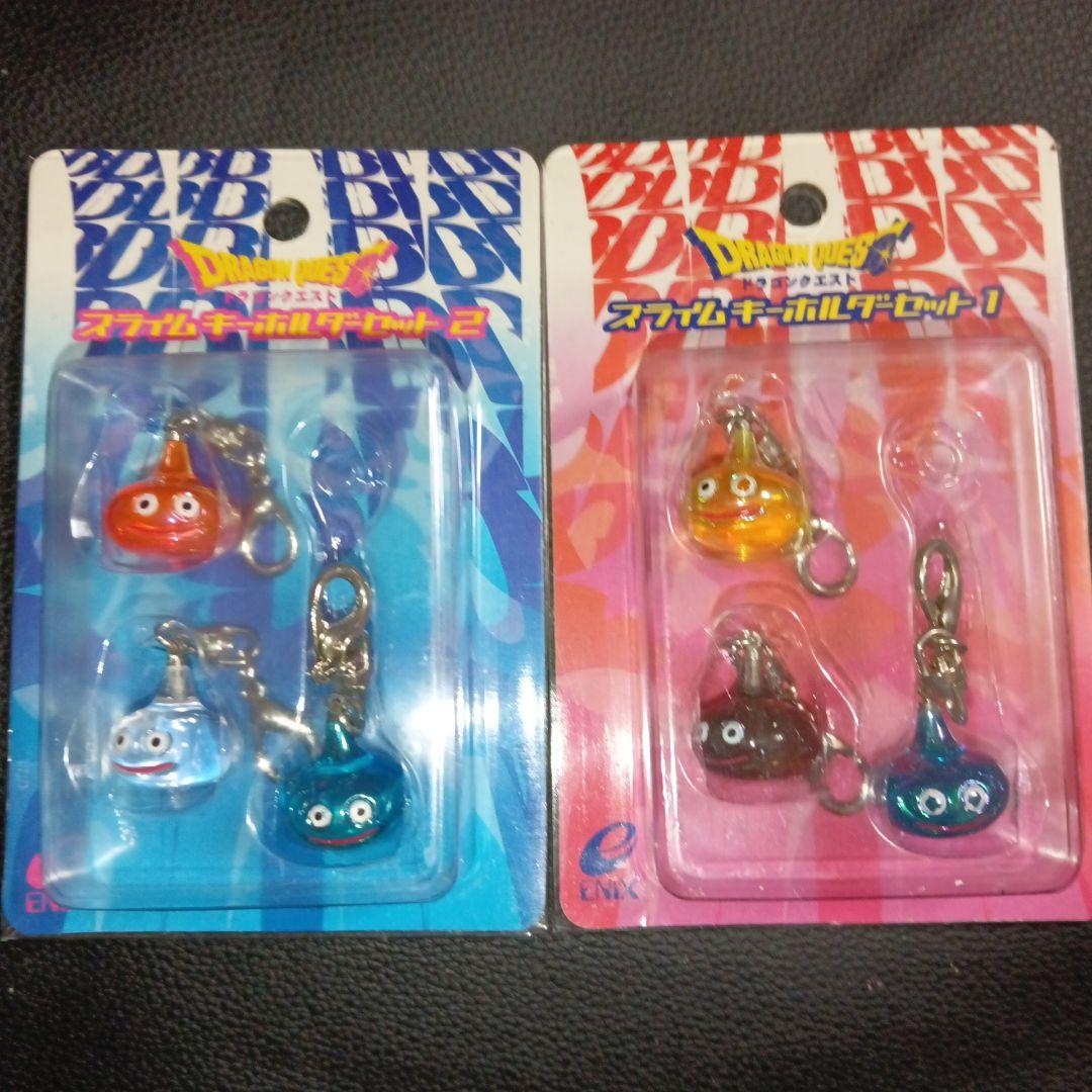 ドラゴンクエスト　スライムキーホルダーセット１&セット２【クリア】