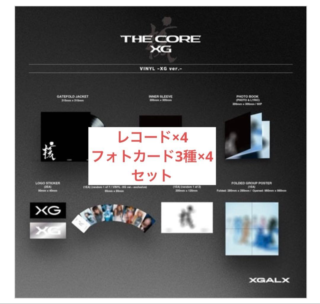 THE CORE - 核　レコード　フォトカード4セット