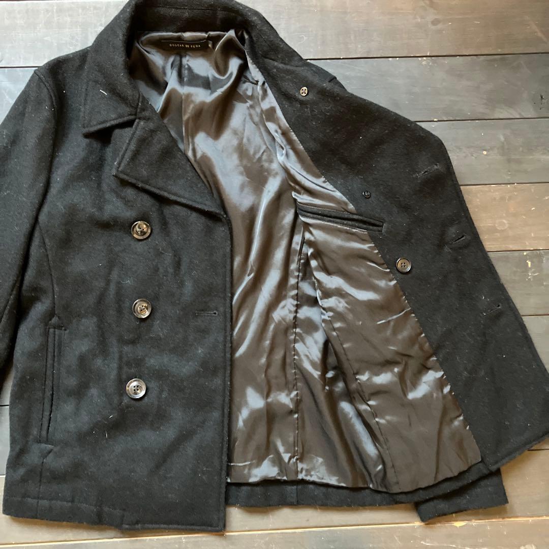 あ*む様 GOSTAR DE FUGA ブラック ピーコート 44 ゴスタールジ