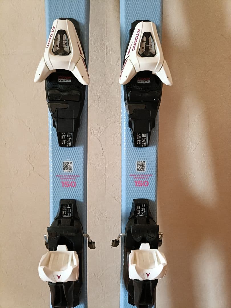 Atomic GL スキー 150cm スキー板　ストック付き