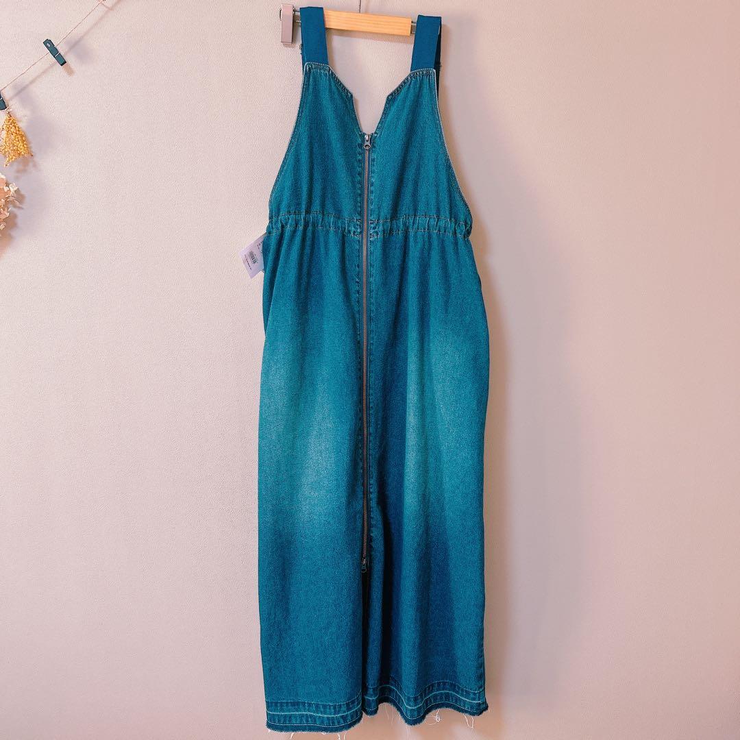 【新品タグ付き】 niko and... misayo ジャンスカ インディゴ