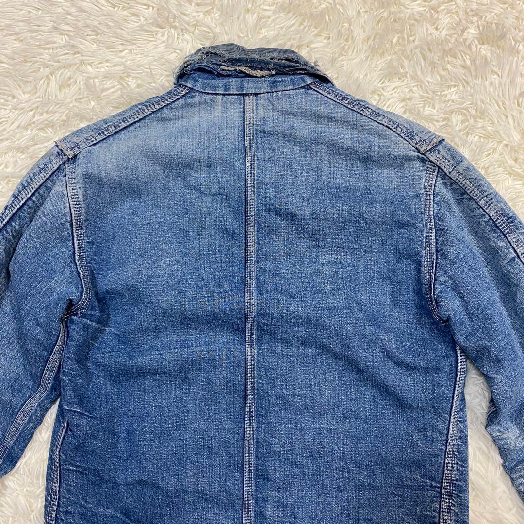60's~70's モンゴメリーワード　デニム　カバーオール　ブランケット
