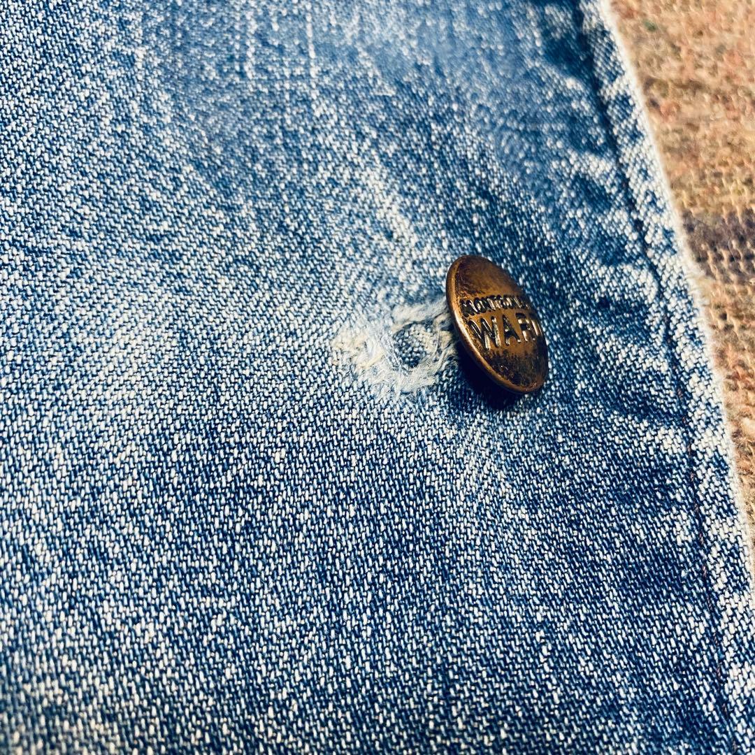 60's~70's モンゴメリーワード　デニム　カバーオール　ブランケット