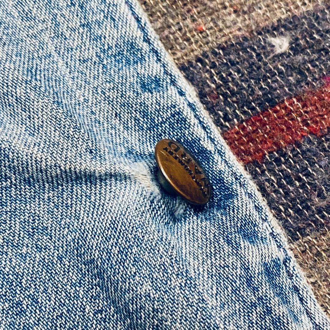 60's~70's モンゴメリーワード　デニム　カバーオール　ブランケット