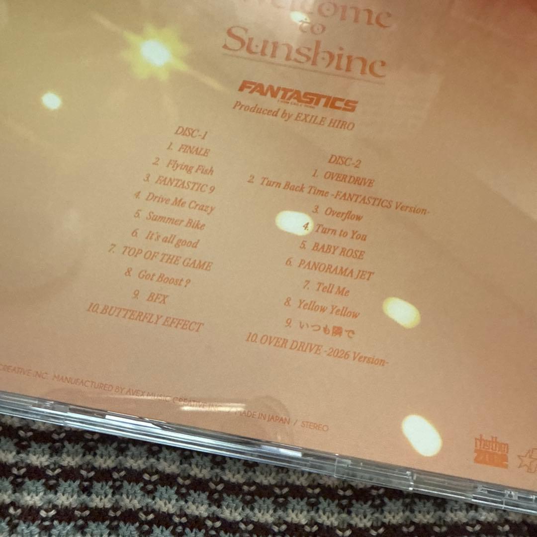FANTASTICS Welcome to Sunshine 八木勇征 中島颯太