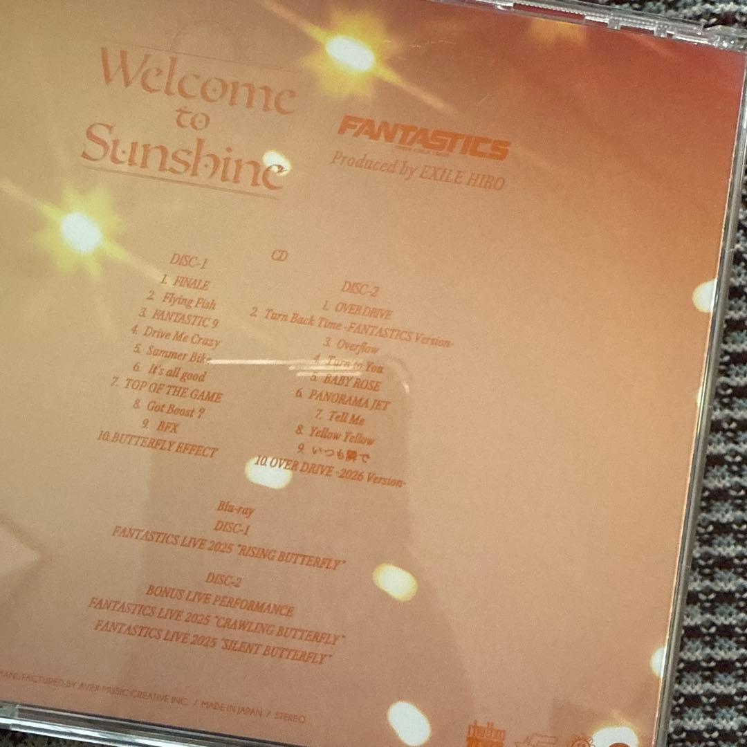 FANTASTICS Welcome to Sunshine 八木勇征 中島颯太