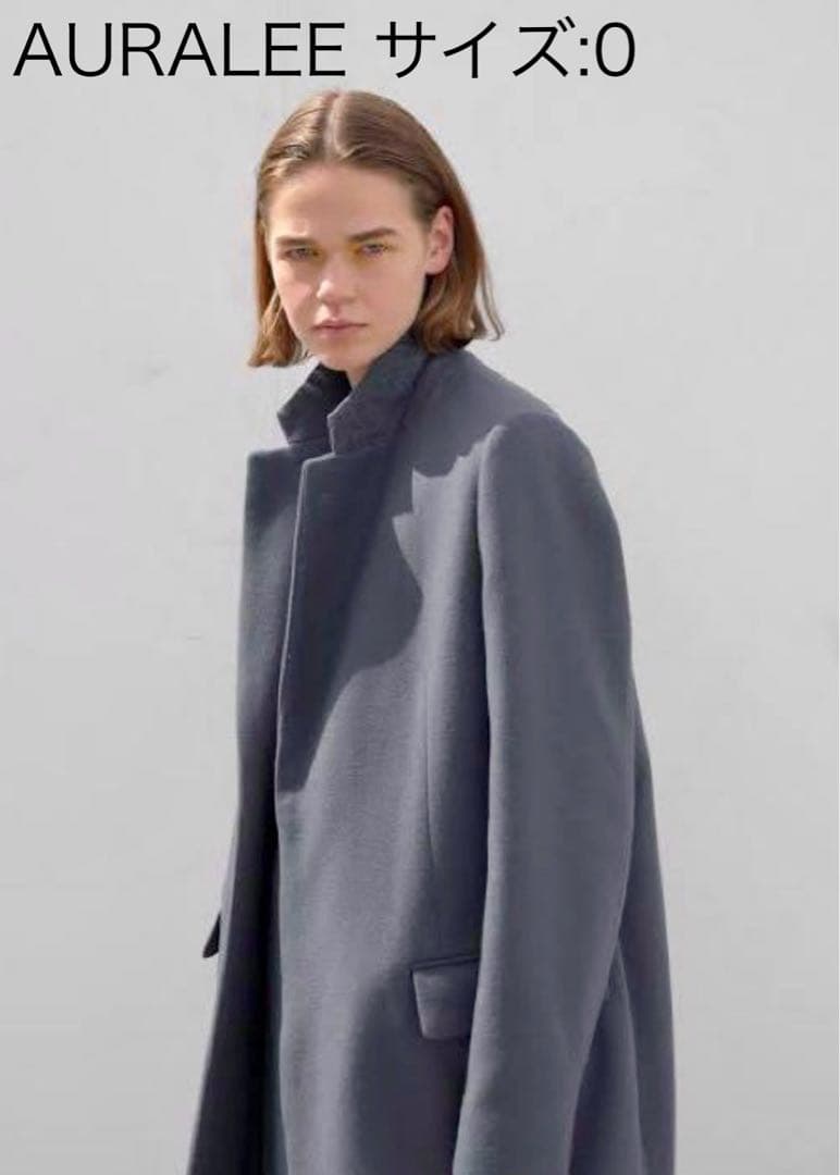【値下げしました！】AURALEE ダブルクロスライトチェスターフィールドコート