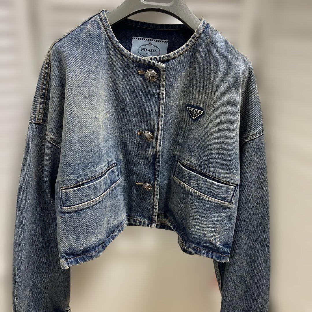 プラダ　デニムジャケット　36 1回着用！