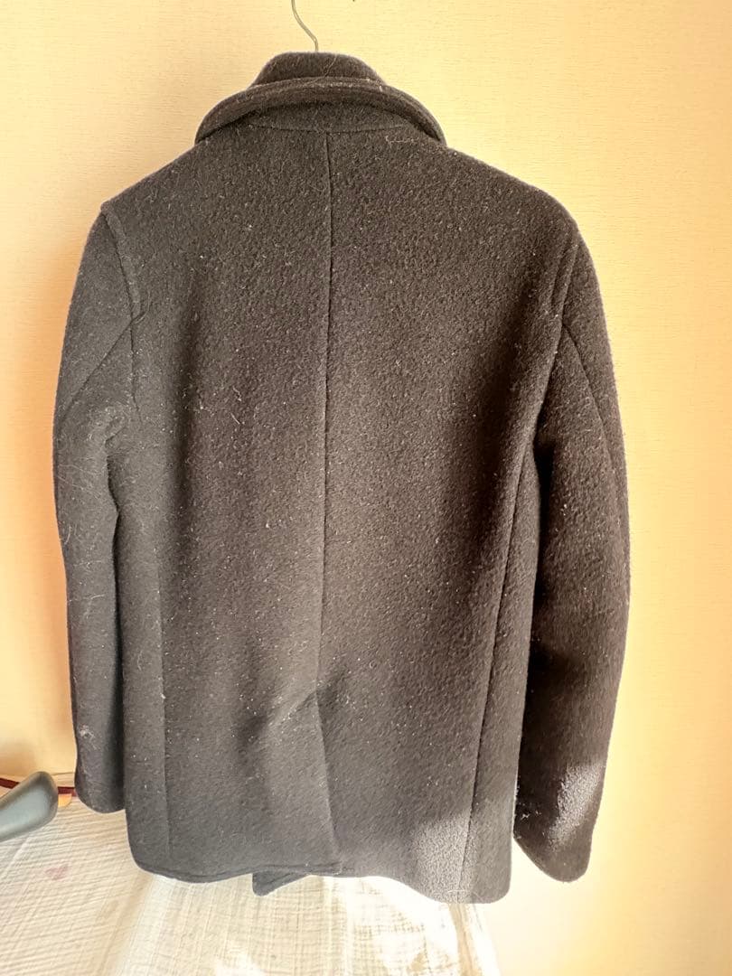 COMME des GARÇONS Gloverall ブラックピーコート S