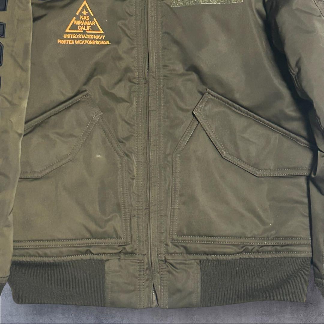 まめた AVIREX TOP GUN TOMCAT フライトジャケット S