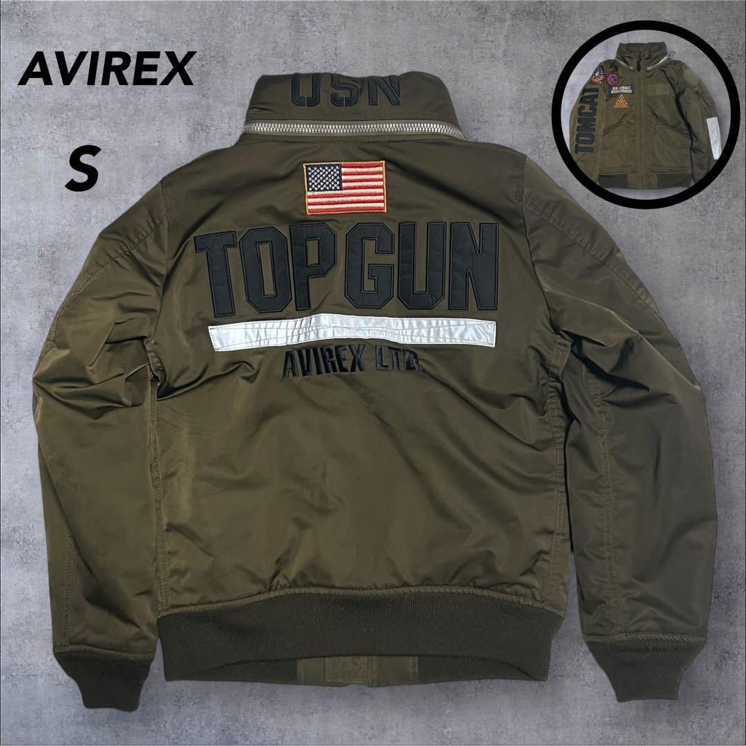 まめた AVIREX TOP GUN TOMCAT フライトジャケット S