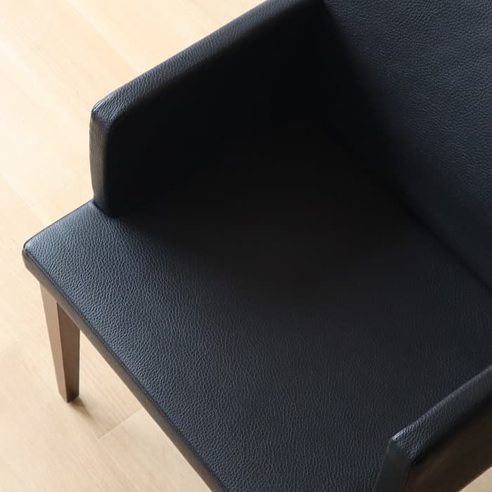 QUON アームチェア ラウンジチェア 肘付イス 木製①