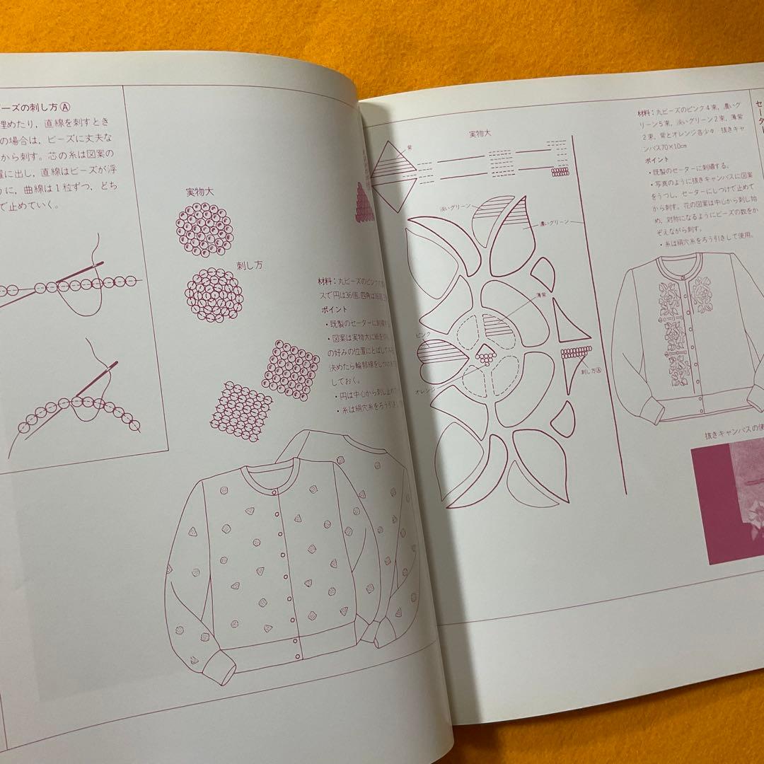 手芸本 絶版貴重 プレミア ビーズワーク 松浦香苗のホビーブック 文化出版局