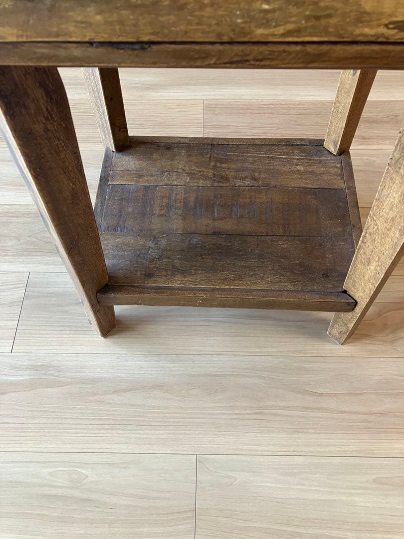 ウッド製サイドテーブル 引き出し付き