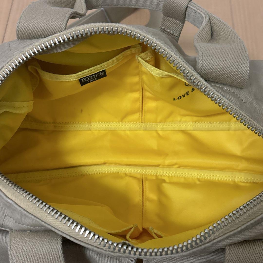 ラブアンドピース ポーター ミリタリー ハンドバッグ 2WAY 復刻 金具