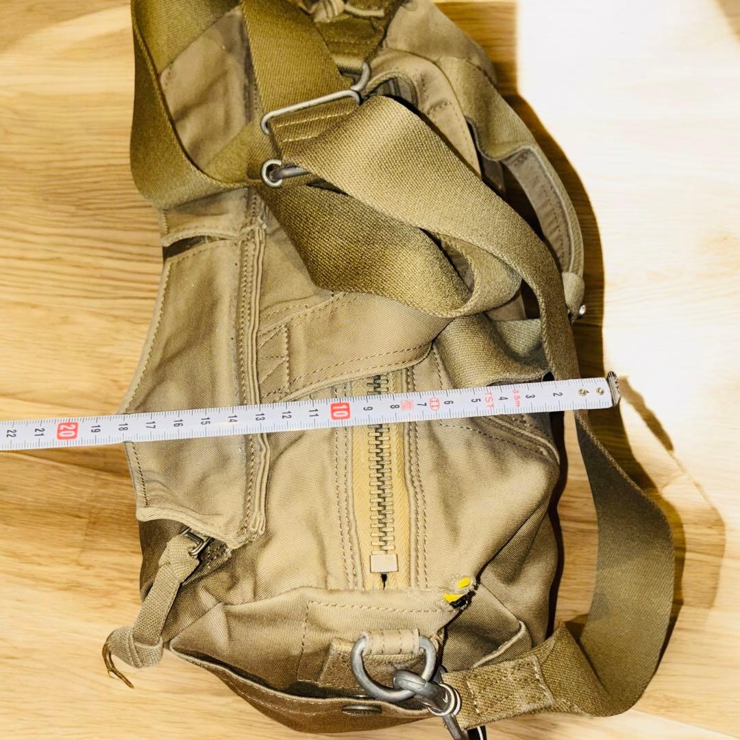 ラブアンドピース ポーター ミリタリー ハンドバッグ 2WAY 復刻 金具