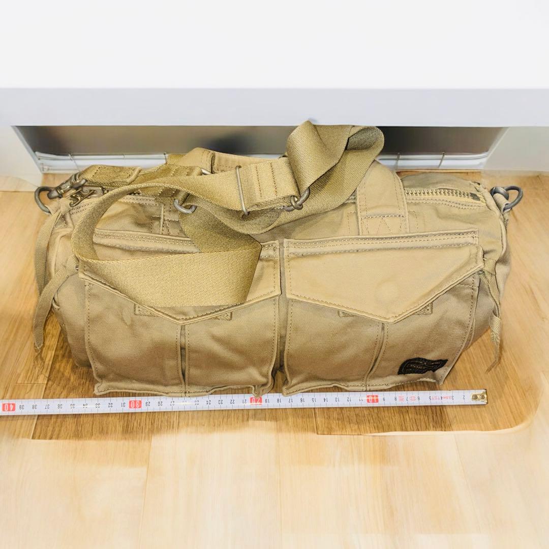 ラブアンドピース ポーター ミリタリー ハンドバッグ 2WAY 復刻 金具