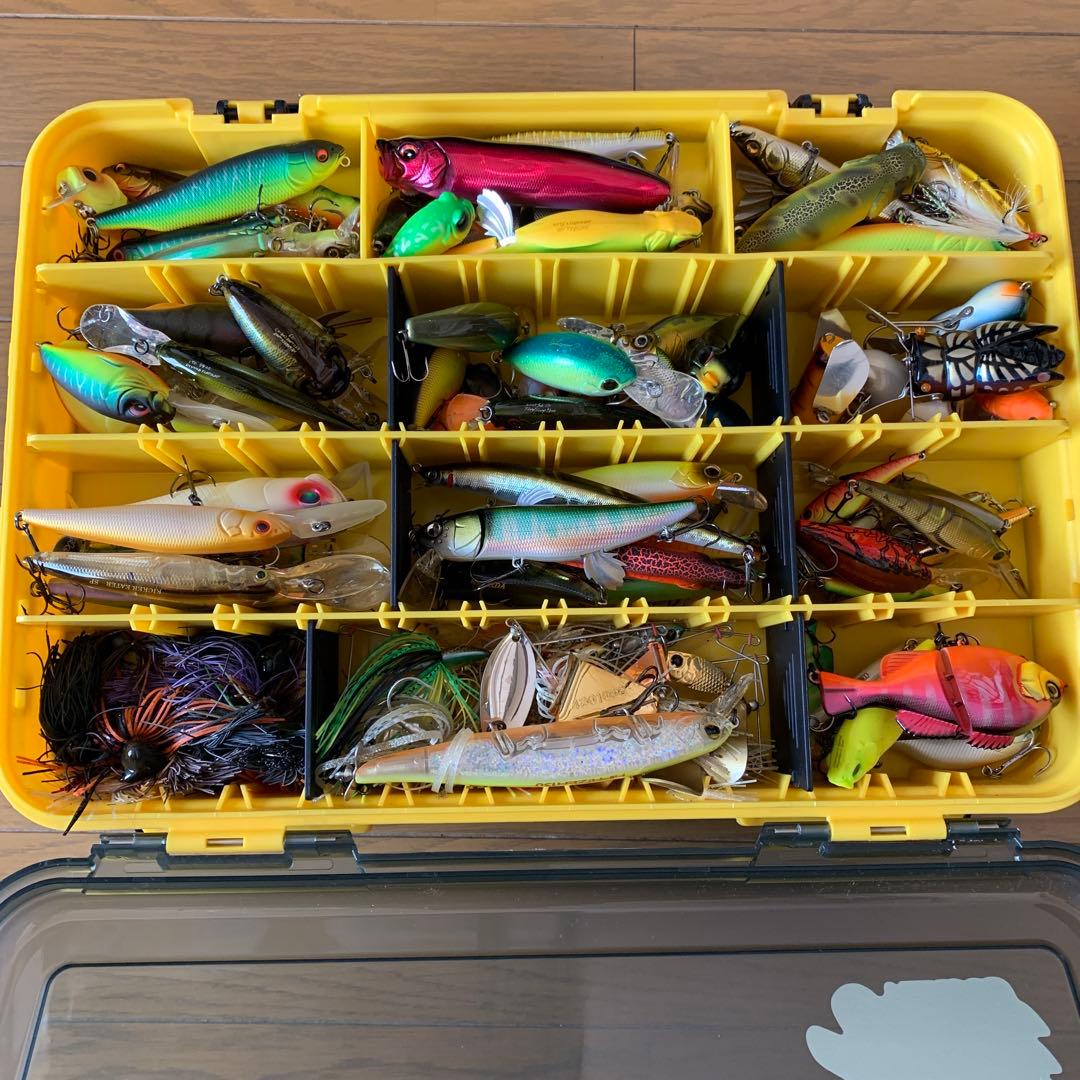 バス釣り引退BOXセット　おまけ新品未使用スピナーベイト 5枚付き