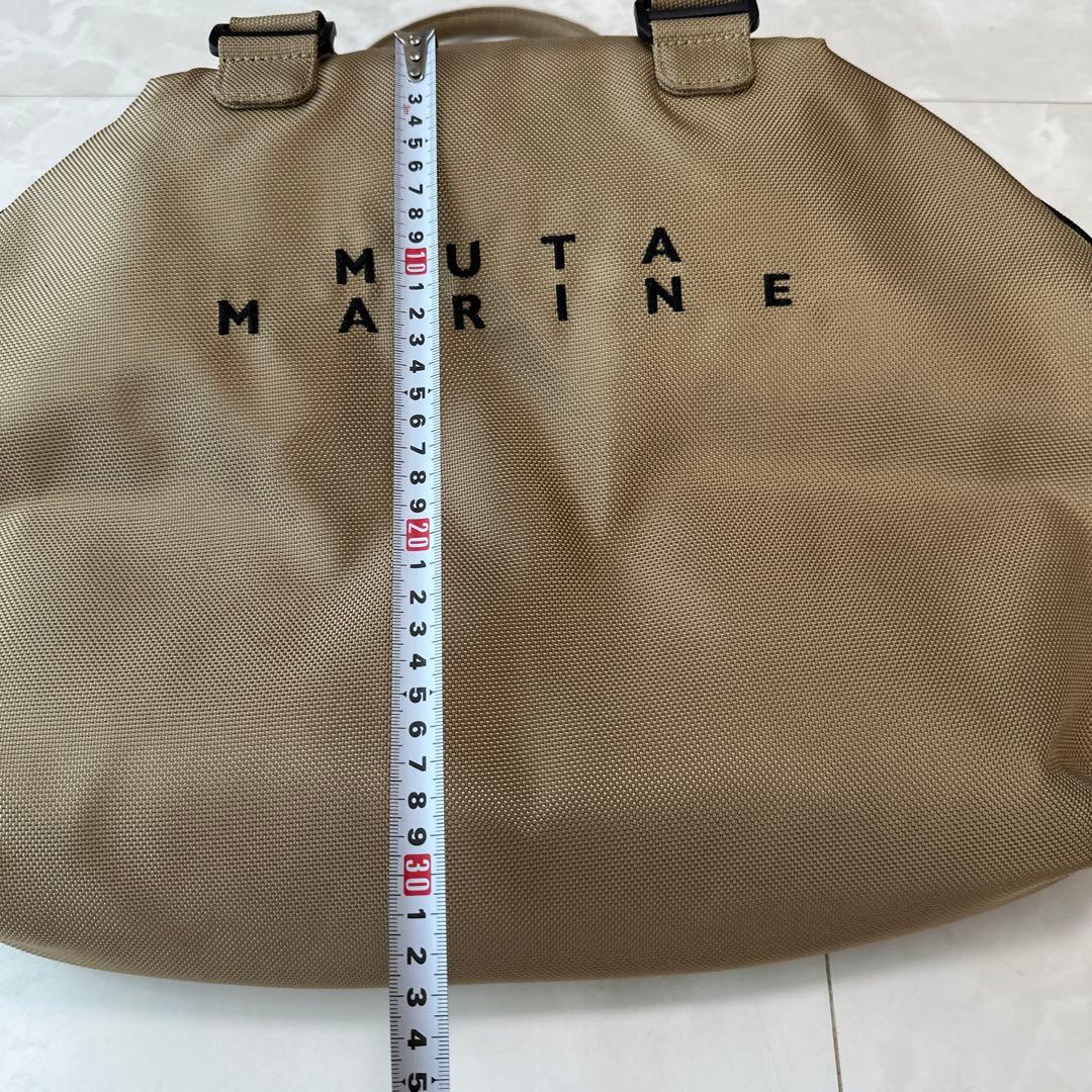 muta MARINE ムータマリン　ゴルフ　シューズ入れ付き　ボストンバック