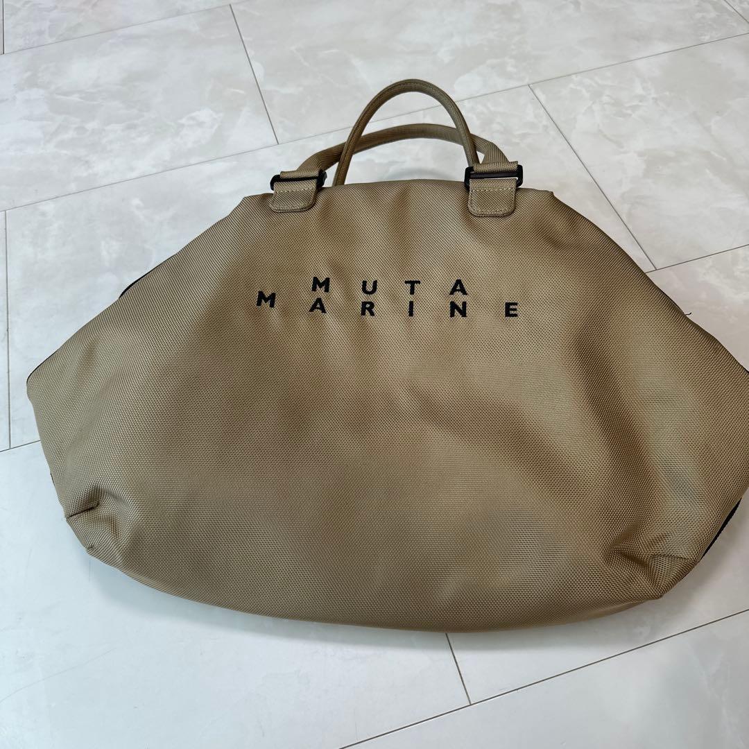 muta MARINE ムータマリン　ゴルフ　シューズ入れ付き　ボストンバック