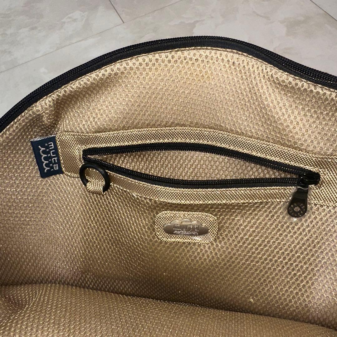 muta MARINE ムータマリン　ゴルフ　シューズ入れ付き　ボストンバック