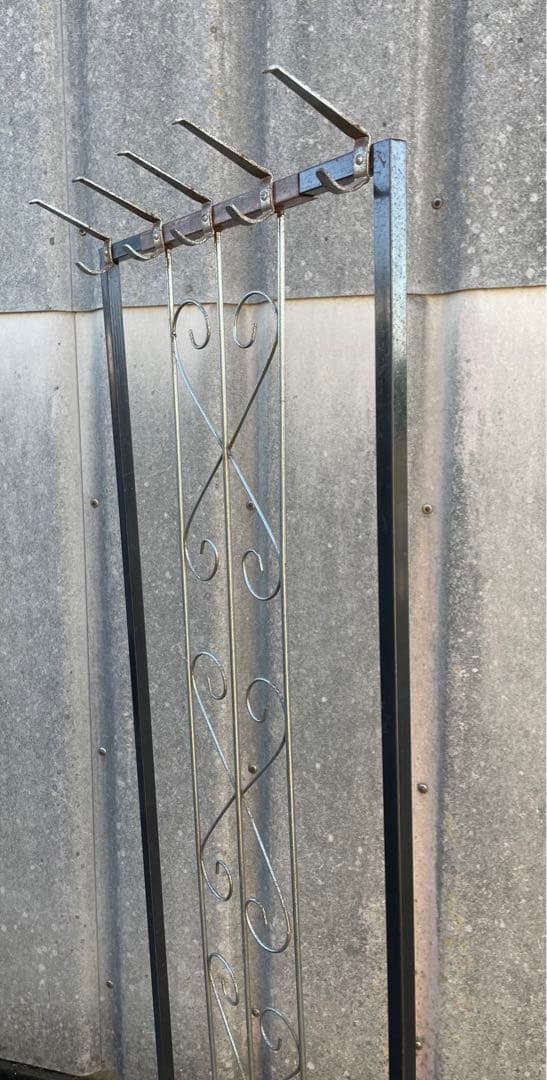 稀少/ビンテージ/インダストリアル/アイアン/コートハンガー/傘立て/ラック