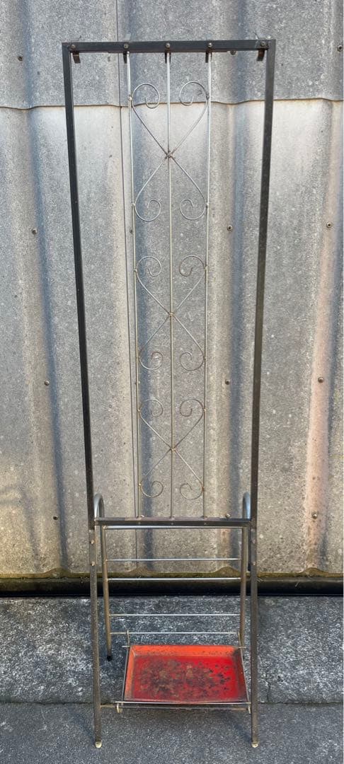 稀少/ビンテージ/インダストリアル/アイアン/コートハンガー/傘立て/ラック