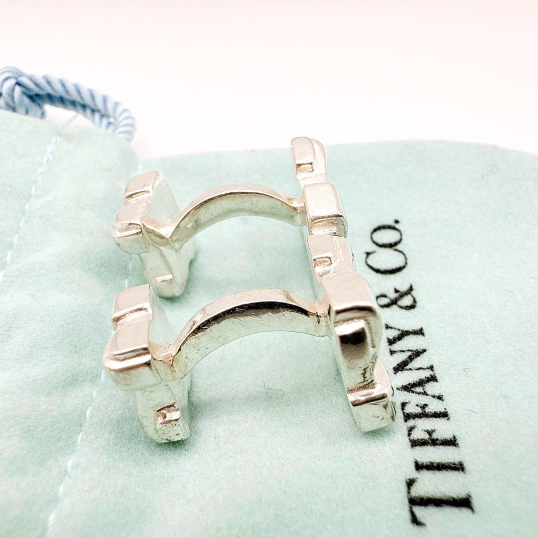 2527-1 【保存袋付き】Tiffany カフス ウォーブン メッシュ