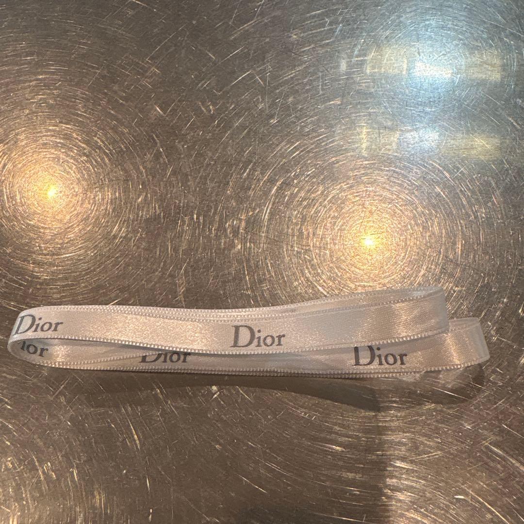 Dior ロゴチャーム　箱保存袋リボン付き　新品未使用　キーホルダー