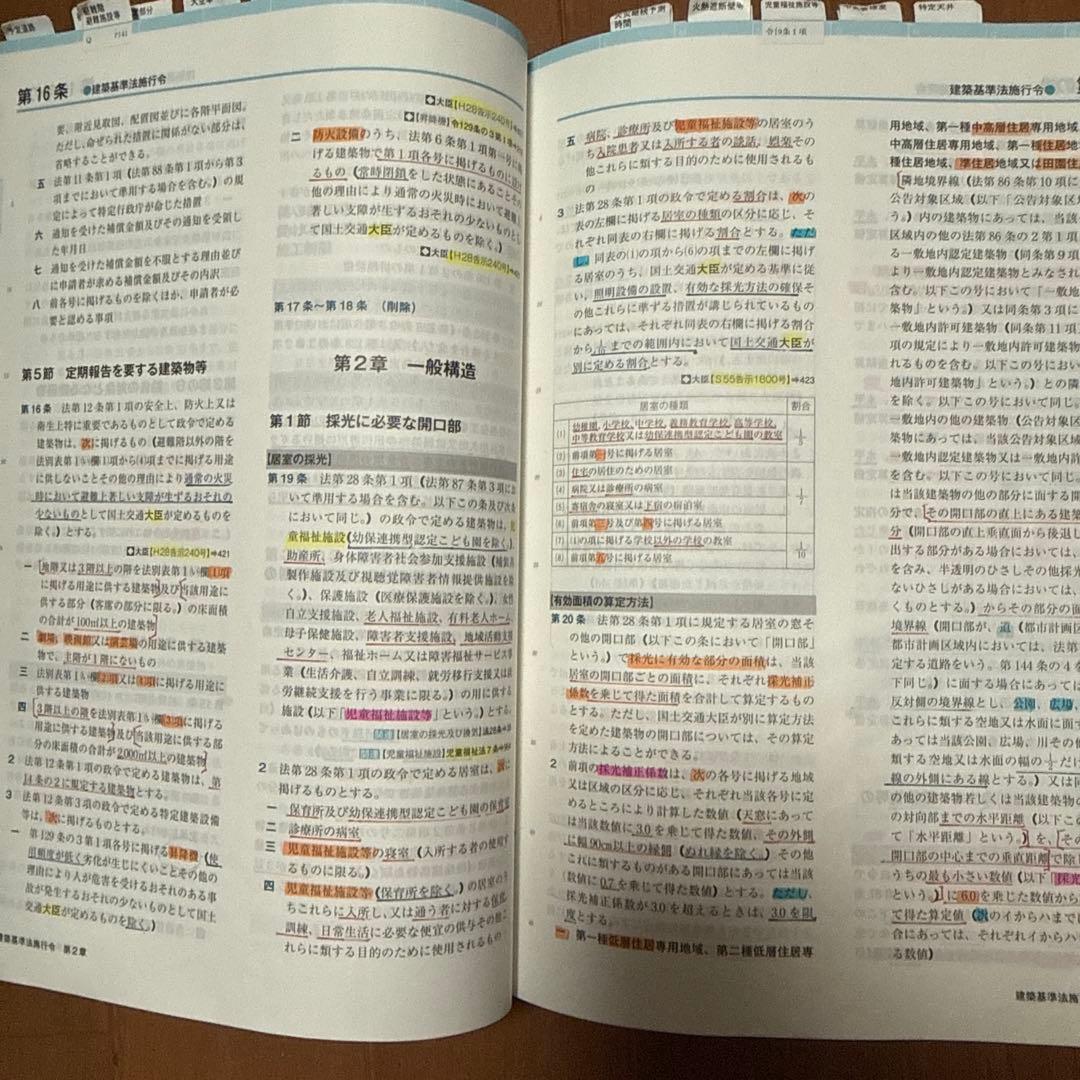 建築基準関係法令集 2025年版［線引き・インデックス済］