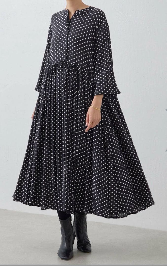 ビアズリー ドットワンピース