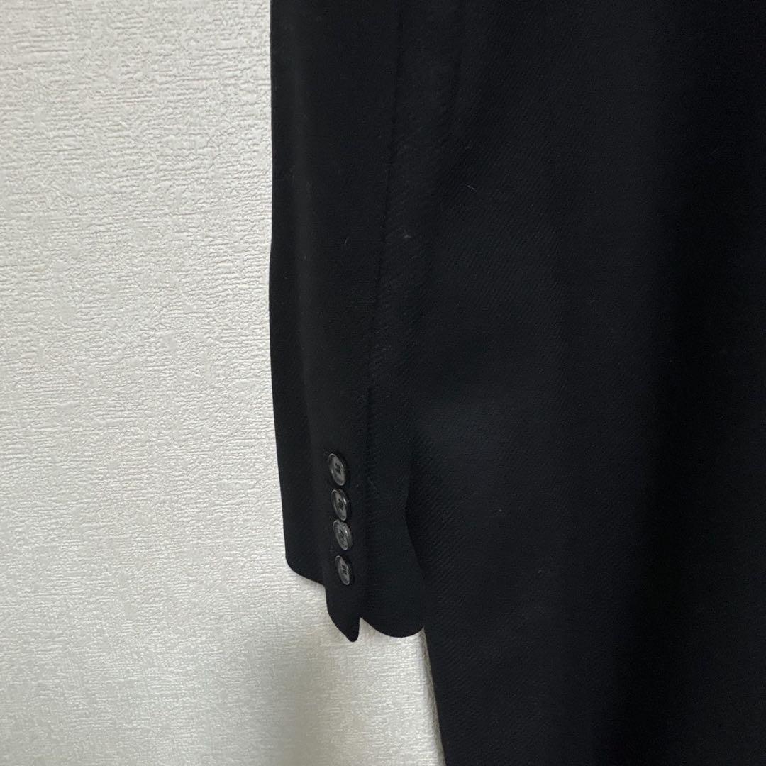 美品　ZARA マンテコ ダブルチェスターコート ブラック　L 人気完売品