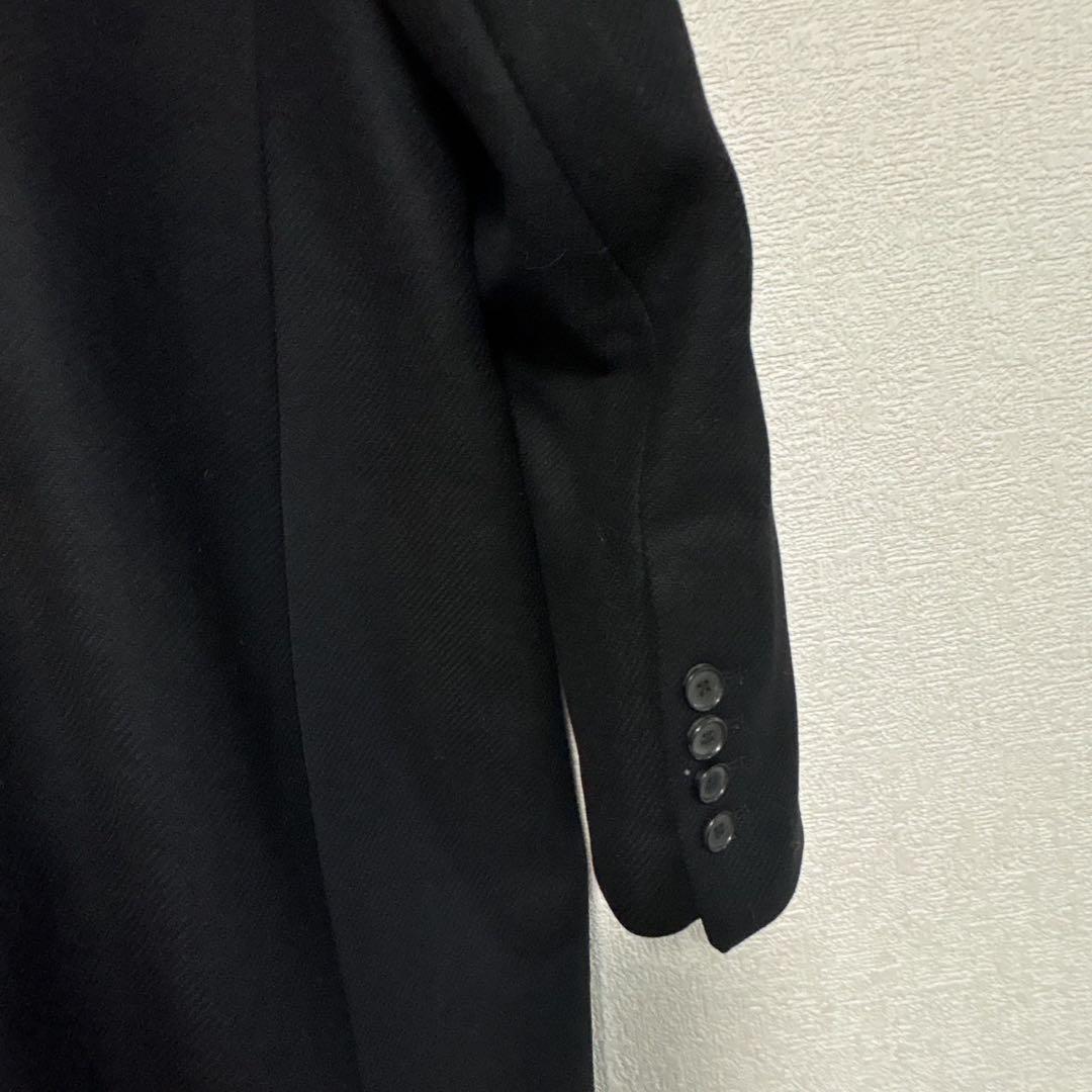 美品　ZARA マンテコ ダブルチェスターコート ブラック　L 人気完売品