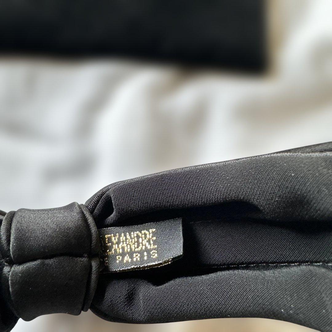 アレクサンドルドゥパリ　 サテンリボンカチューシャ