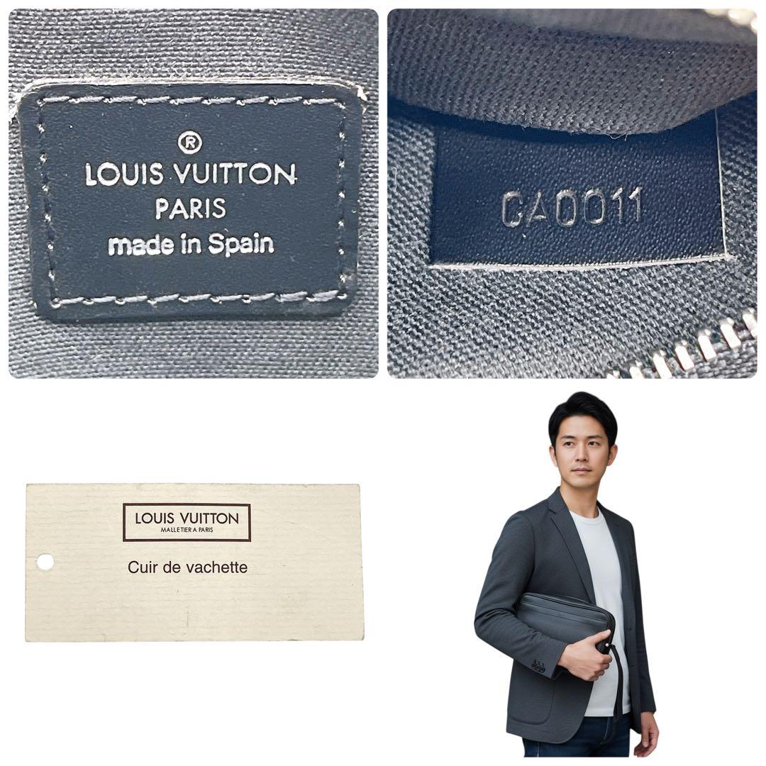 美品 ルイヴィトン M30812 タイガ カルガ アルドワーズ 黒 ブラック